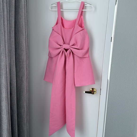 Loveshackfancy Pink Bow Spin Dress - Picture 4 of 7